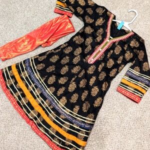NWOT pakistani Indian girl dress two piece size 5-6